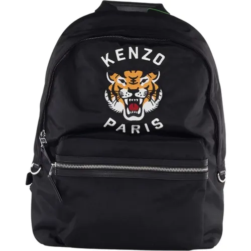 Varsity Tiger Backpack , male, Sizes: ONE SIZE - Kenzo - Modalova