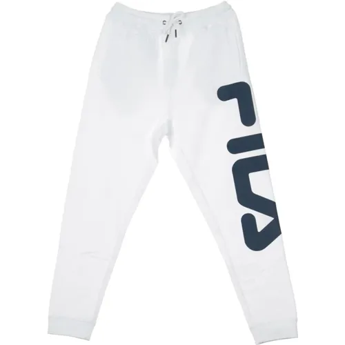 Sweatpants, male, , Size: XS Classic Fleece Tracksuit Pants in Bright - Fila - Modalova