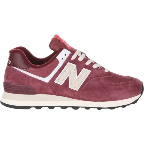 Burgundy Retro Sneakers , male, Sizes: 11 1/2 UK, 8 UK, 10 1/2 UK, 9 UK, 10 UK, 12 1/2 UK, 11 UK, 6 1/2 UK - New Balance - Modalova