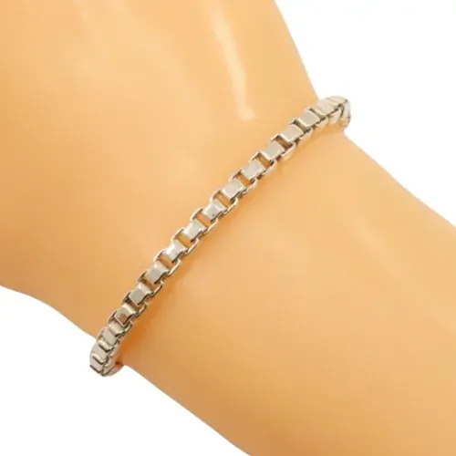 Pre-owned Jewellery, female, , Size: ONE SIZE Pre-owned Silver bracelets - Tiffany & Co. Pre-owned - Modalova