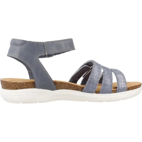 Stilvolle Flache Sandalen für Frauen , Damen, Größe: 39 1/2 EU - Clarks - Modalova