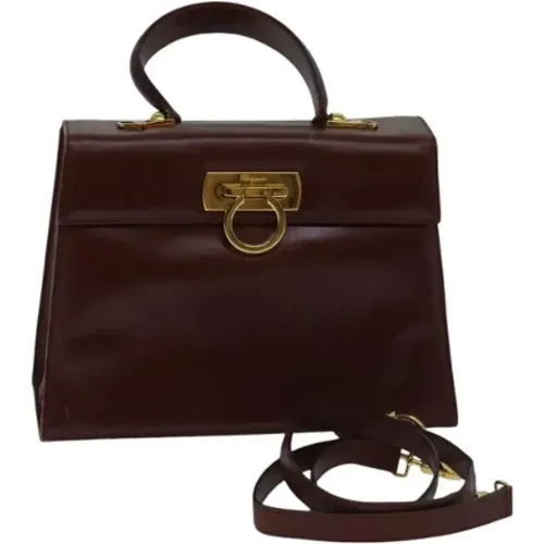 Pre-owned Leather handbags , female, Sizes: ONE SIZE - Salvatore Ferragamo Pre-owned - Modalova