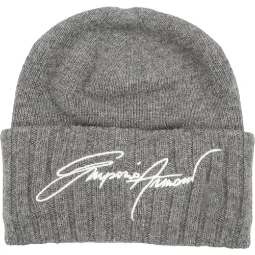 Beanies, male, , Size: L Wool Hat, Style: 627660 1A570 - 00041 - Emporio Armani - Modalova