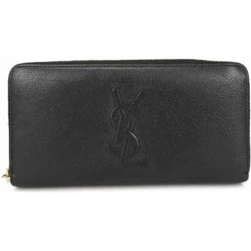 Pre-owned Wallets, female, , Size: ONE SIZE Pre-owned Leather wallets - Yves Saint Laurent Vintage - Modalova