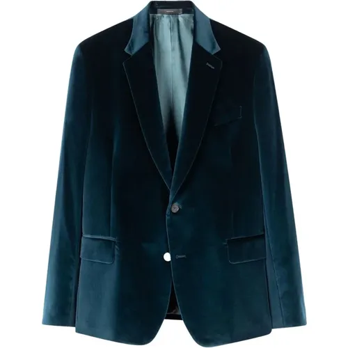 Velvet Tailored Jacket , male, Sizes: 2XS, 4XS - Paul Smith - Modalova