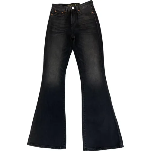 High Rise Flare Fit Jeans , female, Sizes: W28 L30, W25 L30, W27 L32, W29 L32, W27 L30, W26 L30, W28 L32 - Denham - Modalova