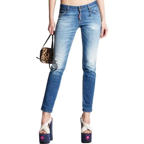 Stylische Denim Jeans , Damen, Größe: 2XS - Dsquared2 - Modalova