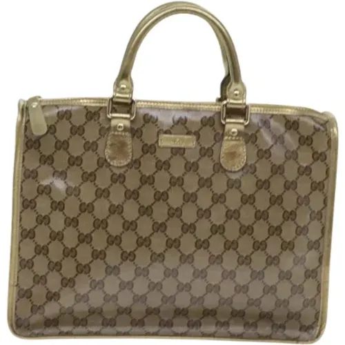 Pre-owned Handbags, female, , Size: ONE SIZE Pre-owned Canvas gucci-bags - Gucci Vintage - Modalova