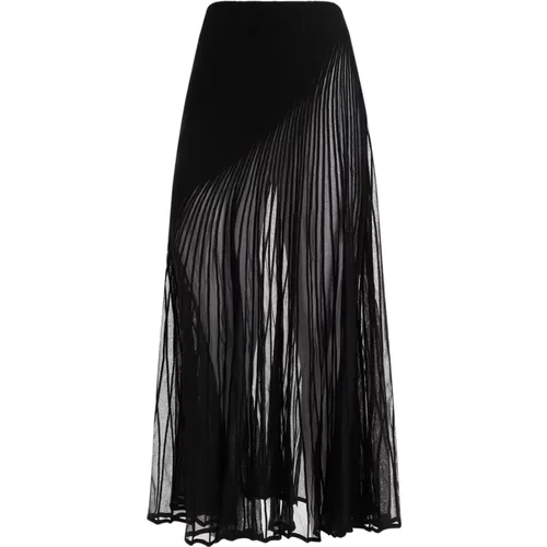 Twisted Viscose Skirt , female, Sizes: XS - Alaïa - Modalova