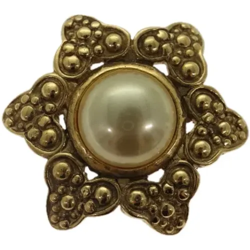 Pre-owned Jewellery, female, , Size: ONE SIZE Pre-owned Metal brooches - Chanel Vintage - Modalova