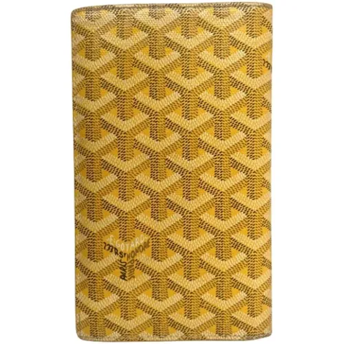 Pre-owned Wallets, female, , Size: ONE SIZE Pre-owned Leather wallets - Goyard Vintage - Modalova