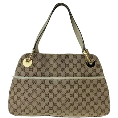 Pre-owned Tote Bags, female, , Size: ONE SIZE Pre-owned Canvas totes - Gucci Vintage - Modalova