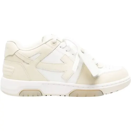 Off , Sneakers, male, , Size: 7 US Fashion Leather Sneakers - Off White - Modalova