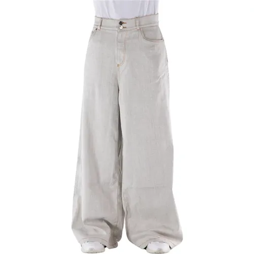 Wide Trousers , male, Sizes: W30, W31 - ETRO - Modalova