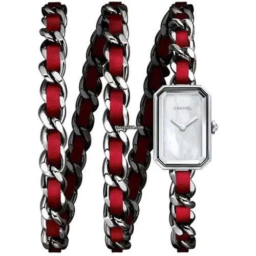 Women`s Quartz Watch with Mother of Pearl Dial and Steel Strap , female, Sizes: ONE SIZE - Chanel - Modalova