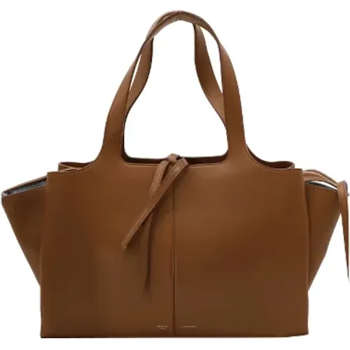 Pre-owned Tote Bags, female, , Size: ONE SIZE Pre-owned Leather totes - Celine Vintage - Modalova