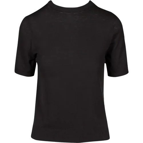 Blackbird Kurzarm Baumwoll T-shirt , Damen, Größe: S - Douuod Woman - Modalova