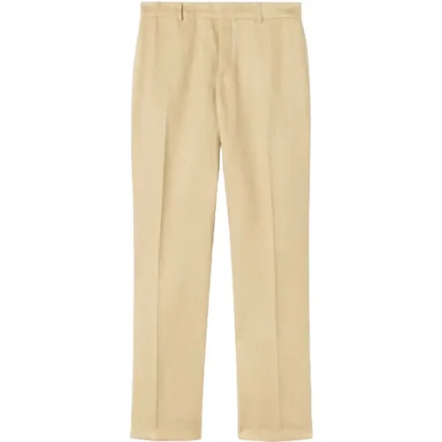 Rugged Brown Linen Trousers , male, Sizes: L - Loro Piana - Modalova