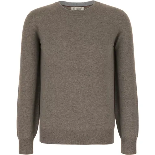 Cashmere Knitwear, male, , Size: M Stylish Knitwear Collection - BRUNELLO CUCINELLI - Modalova