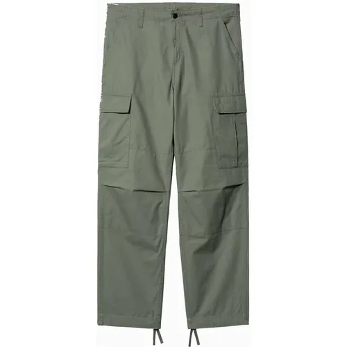 Straight Trousers, male, , Size: W28 Regular Cargo Pants Park Rinsed - Carhartt WIP - Modalova