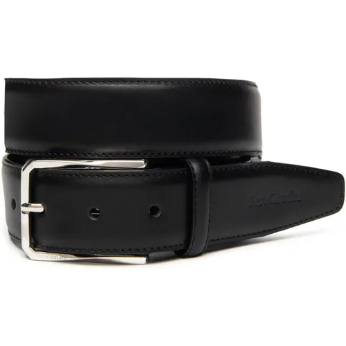 Belts, male, , Size: 105 CM Elegant Leather Belt for Men - Nerogiardini - Modalova