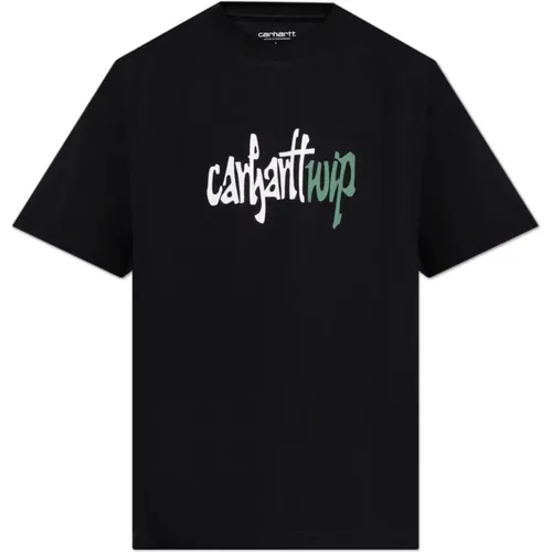 Bedrucktes T-Shirt , Herren, Größe: S - Carhartt WIP - Modalova