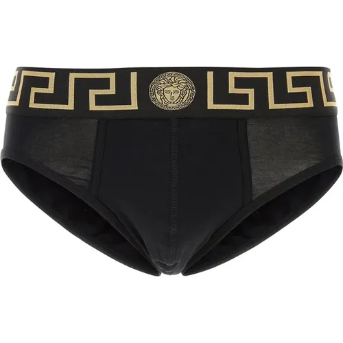 Bottoms, male, , Size: S Men's Boxer Briefs Underwear - Versace - Modalova