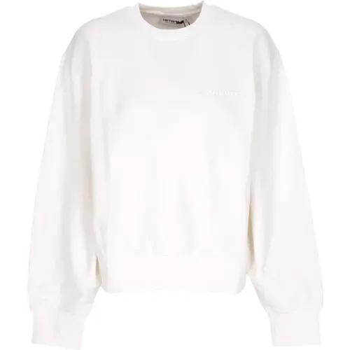 Sweatshirts, female, , Size: XS Lightweight Crewneck Sweatshirt - Carhartt WIP - Modalova