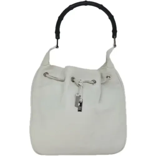 Pre-owned Bucket Bags, female, , Size: ONE SIZE Pre-owned Leather gucci-bags - Gucci Vintage - Modalova