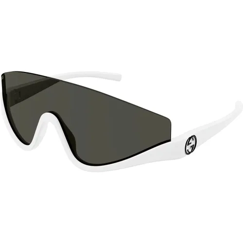 Sporty Wraparound Sunglasses Gg1650S 007 , female, Sizes: ONE SIZE - Gucci - Modalova