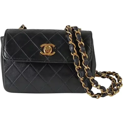 Pre-owned Leather crossbody-bags , female, Sizes: ONE SIZE - Chanel Vintage - Modalova