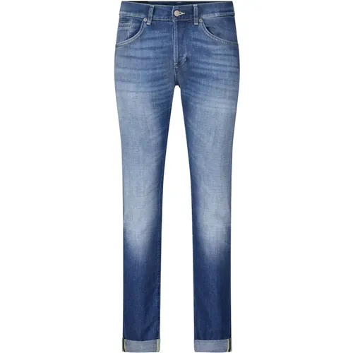 Skinny Low Waist Jeans , Herren, Größe: W34 - Dondup - Modalova