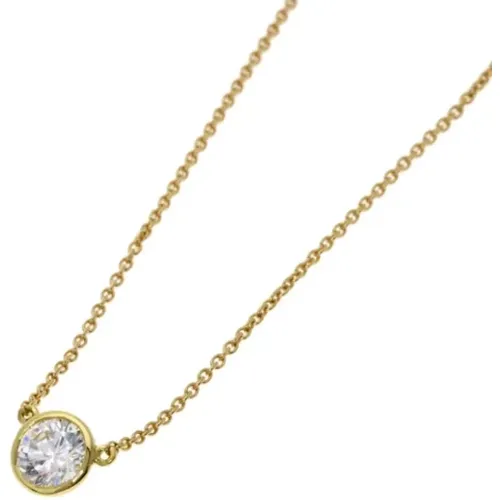 Pre-owned Jewellery, female, , Size: ONE SIZE Pre-owned Gold necklaces - Tiffany & Co. Pre-owned - Modalova