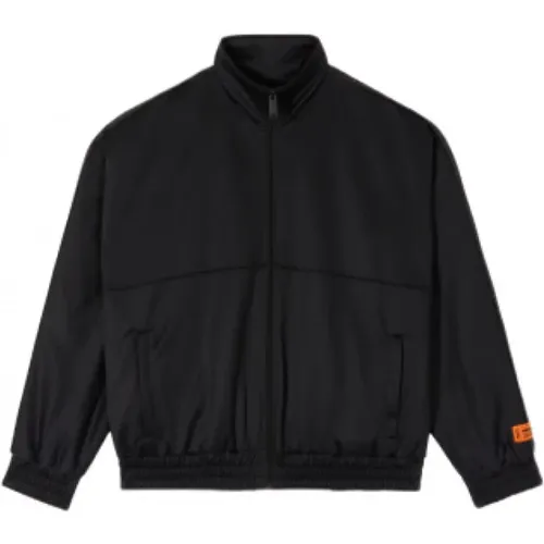 Zip-throughs, male, , Size: S Zippered Sweatshirt - Heron Preston - Modalova