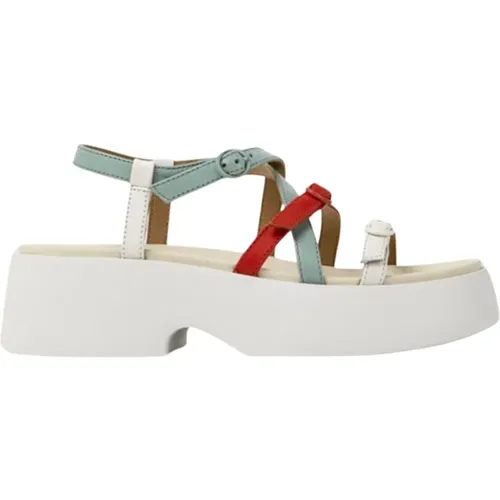 Flat Sandals, female, , Size: 10 US CrossStrap Heeled Sandals - Camper - Modalova