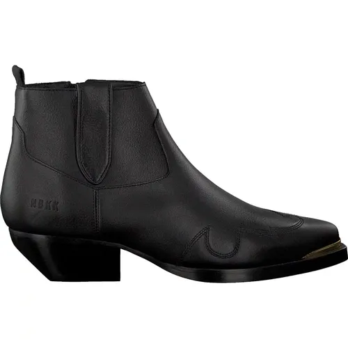 Schwarze Western Ankle Boots Holly Santos , Damen, Größe: 37 EU - Nubikk - Modalova