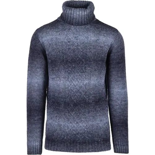 Turtlenecks, male, , Size: S Stylish Knit Sweater - Daniele Alessandrini - Modalova