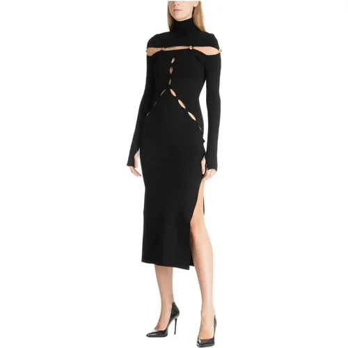 Midi Dress , female, Sizes: M, S - Versace Jeans Couture - Modalova