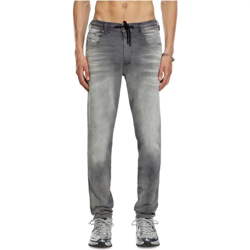 Grey Stylish Trousers , male, Sizes: W36, W32, W34, W30 - Diesel - Modalova