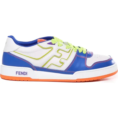 Lace-Up Sneakers with Logo Detail , male, Sizes: 11 UK, 11 1/2 UK, 10 1/2 UK - Fendi - Modalova