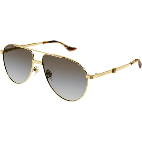 Sunglasses GG1440S,Stylish Sunglasses in Silver/Green - Gucci - Modalova