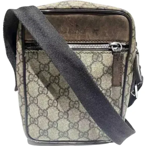 Pre-owned Cross Body Bags, male, , Size: ONE SIZE Pre-owned Canvas gucci-bags - Gucci Vintage - Modalova