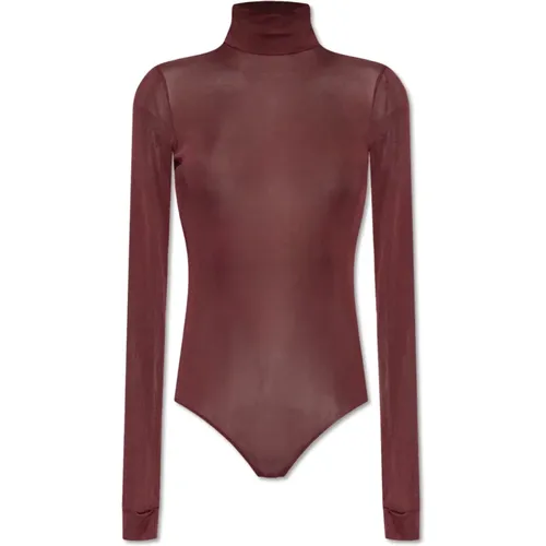 Logo Bodysuit , Damen, Größe: M - Maison Margiela - Modalova