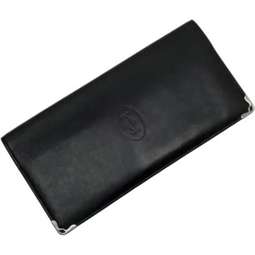 Pre-owned Wallets, female, , Size: ONE SIZE Pre-owned Leather wallets - Cartier Vintage - Modalova