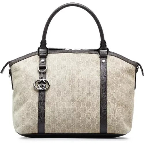 Pre-owned Canvas gucci-bags , female, Sizes: ONE SIZE - Gucci Vintage - Modalova