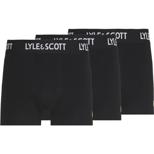 Schwarze Boxershorts , Herren, Größe: XL - Lyle & Scott - Modalova