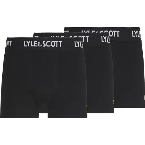 Schwarze Boxershorts , Herren, Größe: 2XL - Lyle & Scott - Modalova
