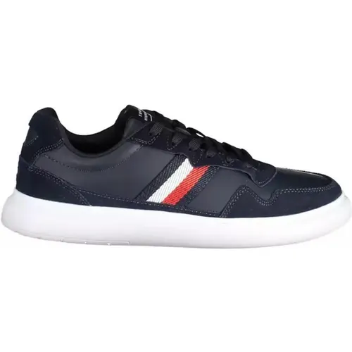 Sneakers, male, , Size: 10 US Sports Sneaker with Contrasting Details - Tommy Hilfiger - Modalova