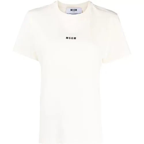 T-shirts and Polos , female, Sizes: S, XS, L, M - Msgm - Modalova