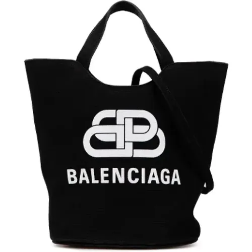 Pre-owned Tote Bags, female, , Size: ONE SIZE Pre-owned Canvas balenciaga-bags - Balenciaga Vintage - Modalova